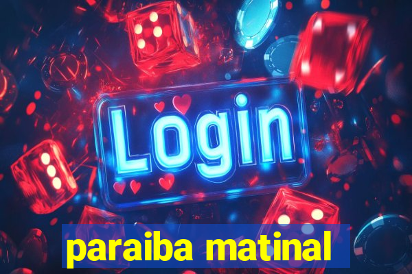 paraiba matinal